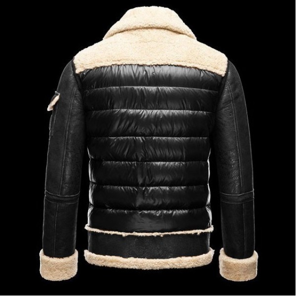 Moncler Uomo Fashion couverture collare e Snap tasca manica Coats